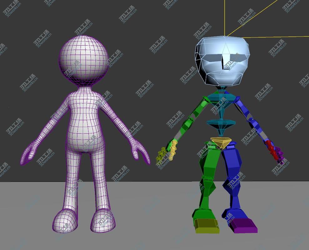 images/goods_img/2021040234/Rigged Stickman White Human Simple Character (Biped Version)/5.jpg